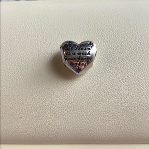 Disney heart pandora charm
